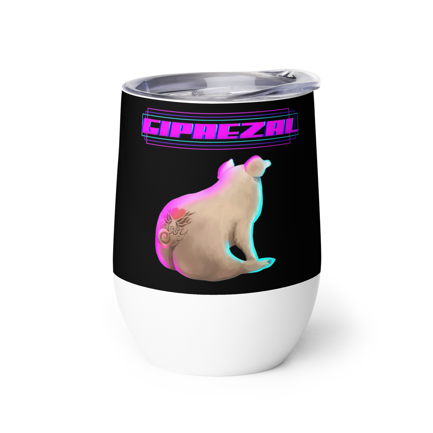 LazerPig Wine Tumbler