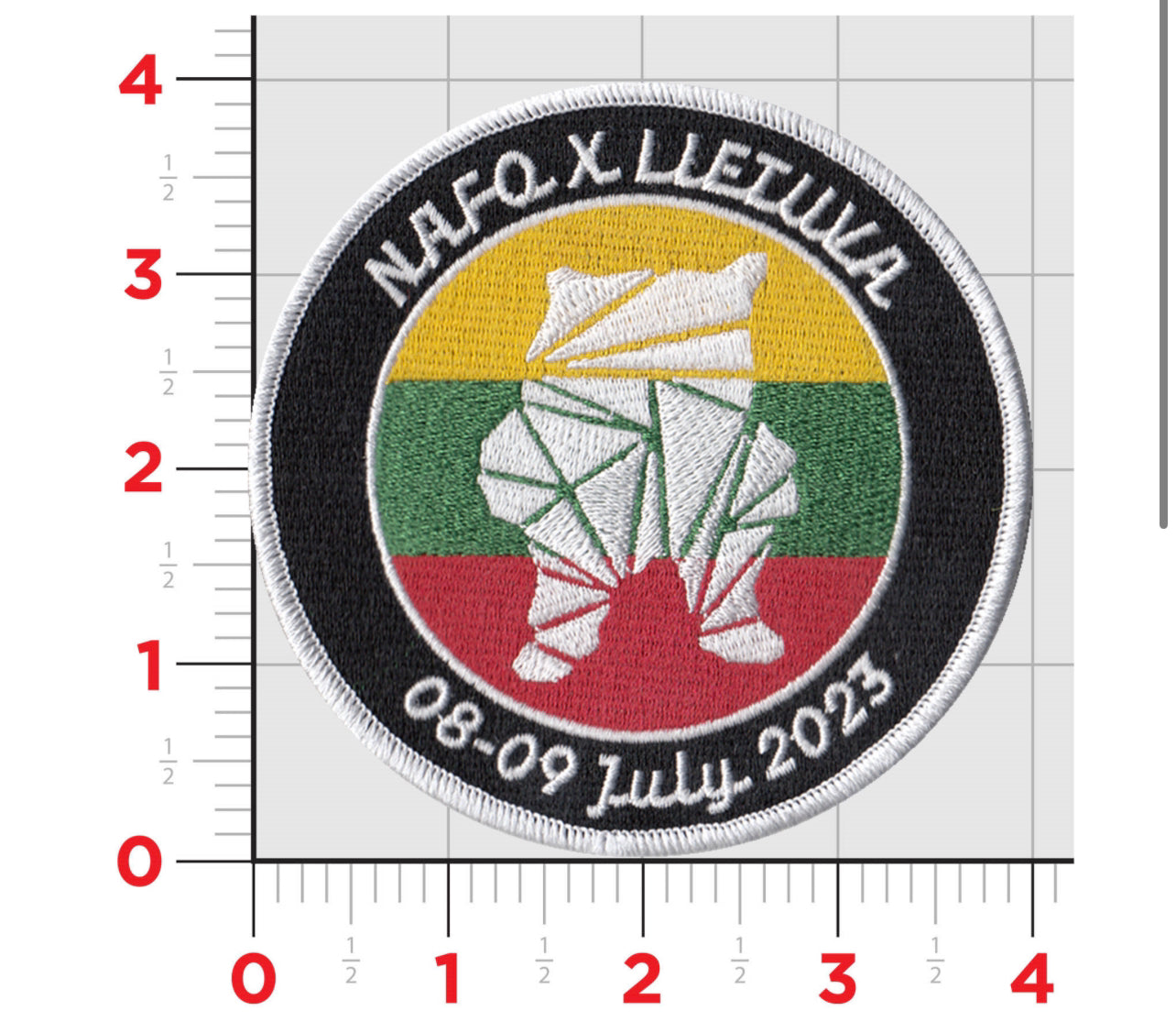 NAFO x Lithuania (NAFO SUMMIT) Limited Edition Patch