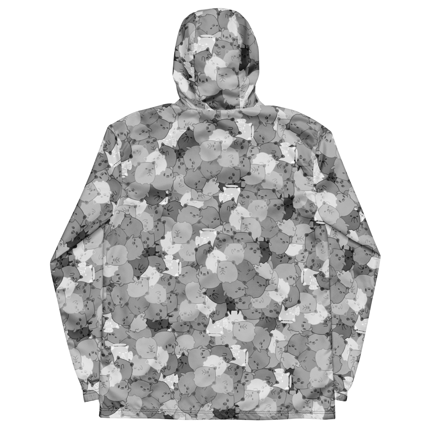 NAFO Black and White Jelly Felly Windbreaker