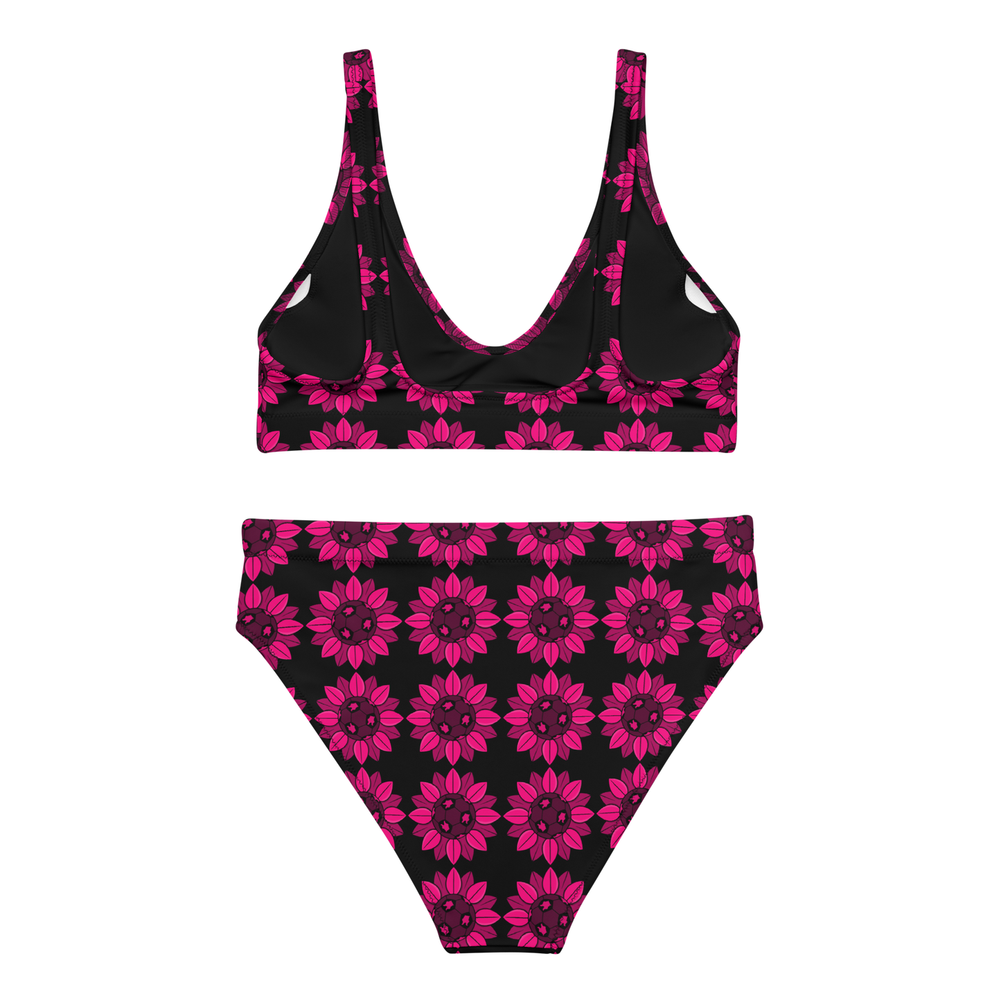 NAFO Sunflower (Dark) High-waisted Bikini