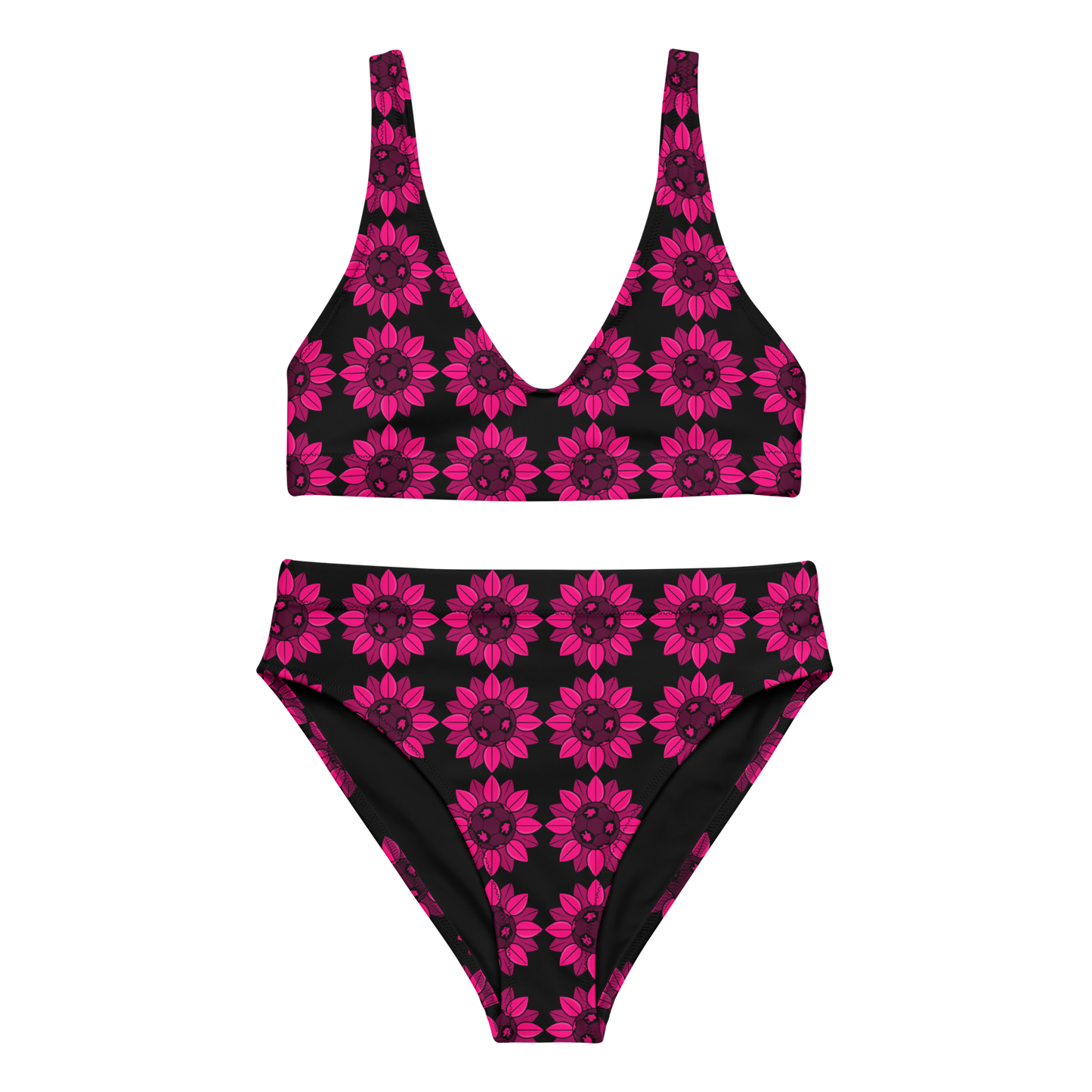 NAFO Sunflower (Dark) High-waisted Bikini