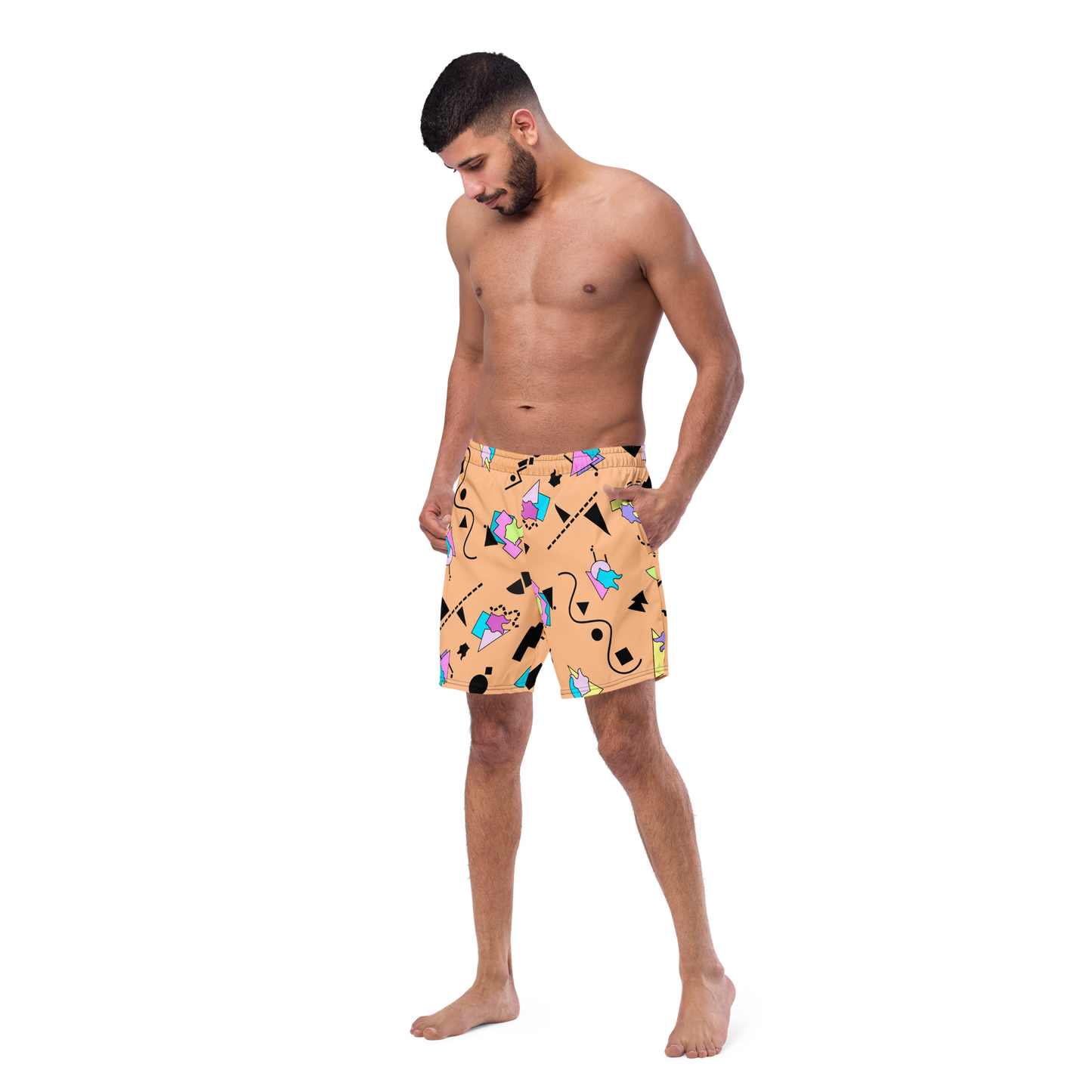 NAFO Retro Men's Swim Trunks