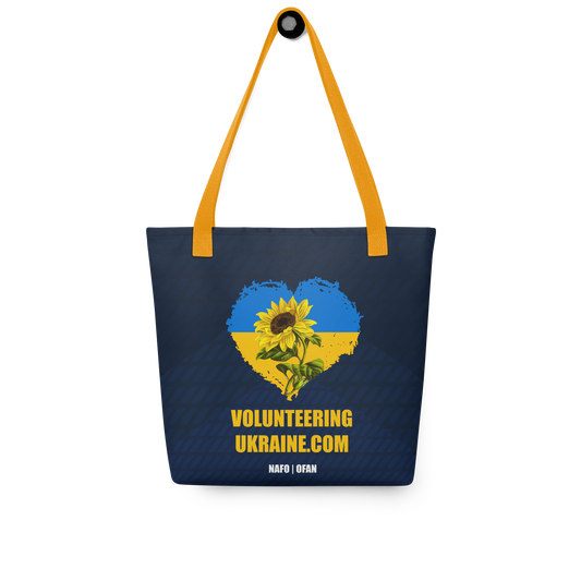 NAFO FLK Volunteering Ukraine Tote Bag