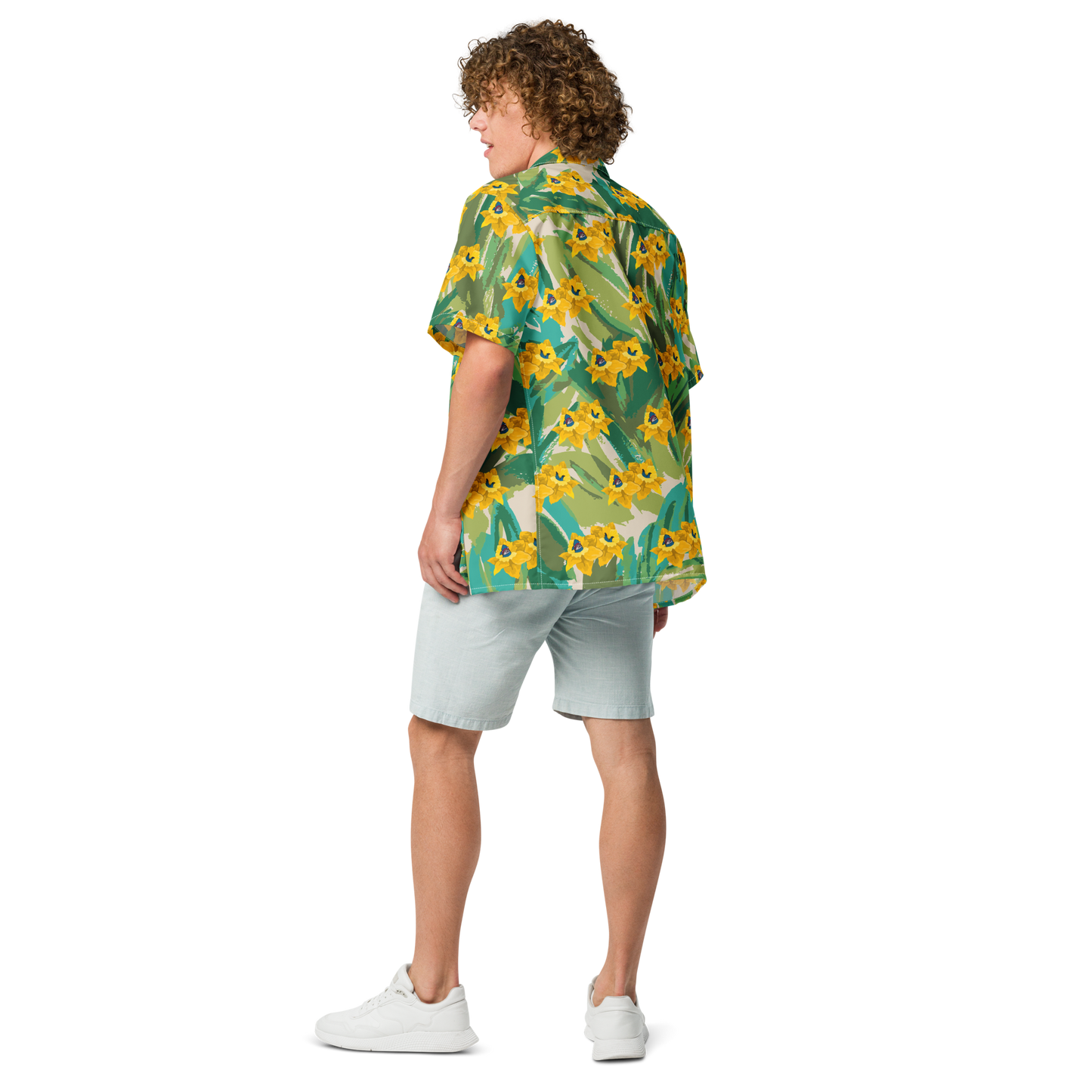 NAFO Hawaiian Shark Fella Button Up v. 2