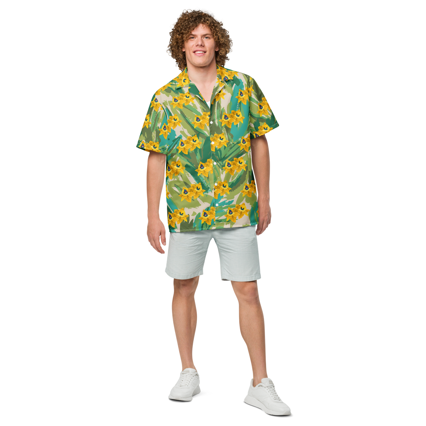 NAFO Hawaiian Shark Fella Button Up v. 2