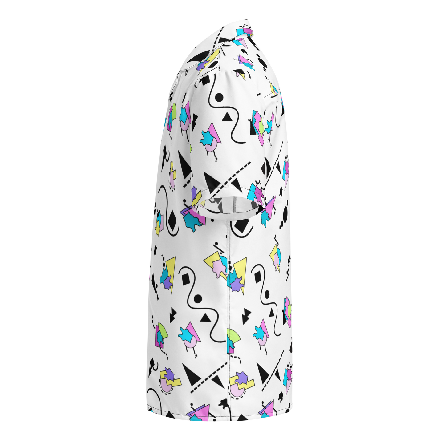 NAFO Retro Button Up Shirt (White)