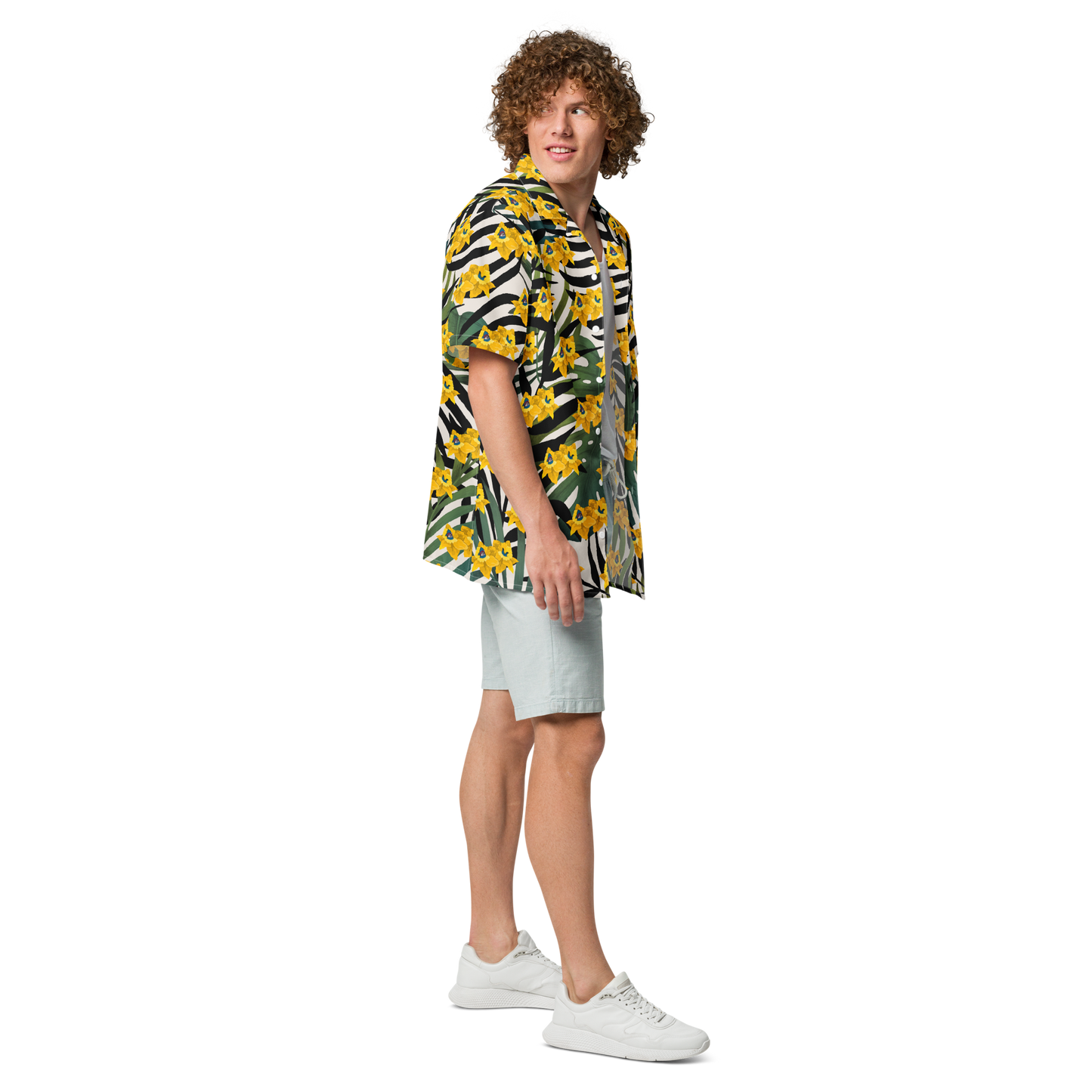 NAFO Hawaiian Shark Fella Button Up v. 1