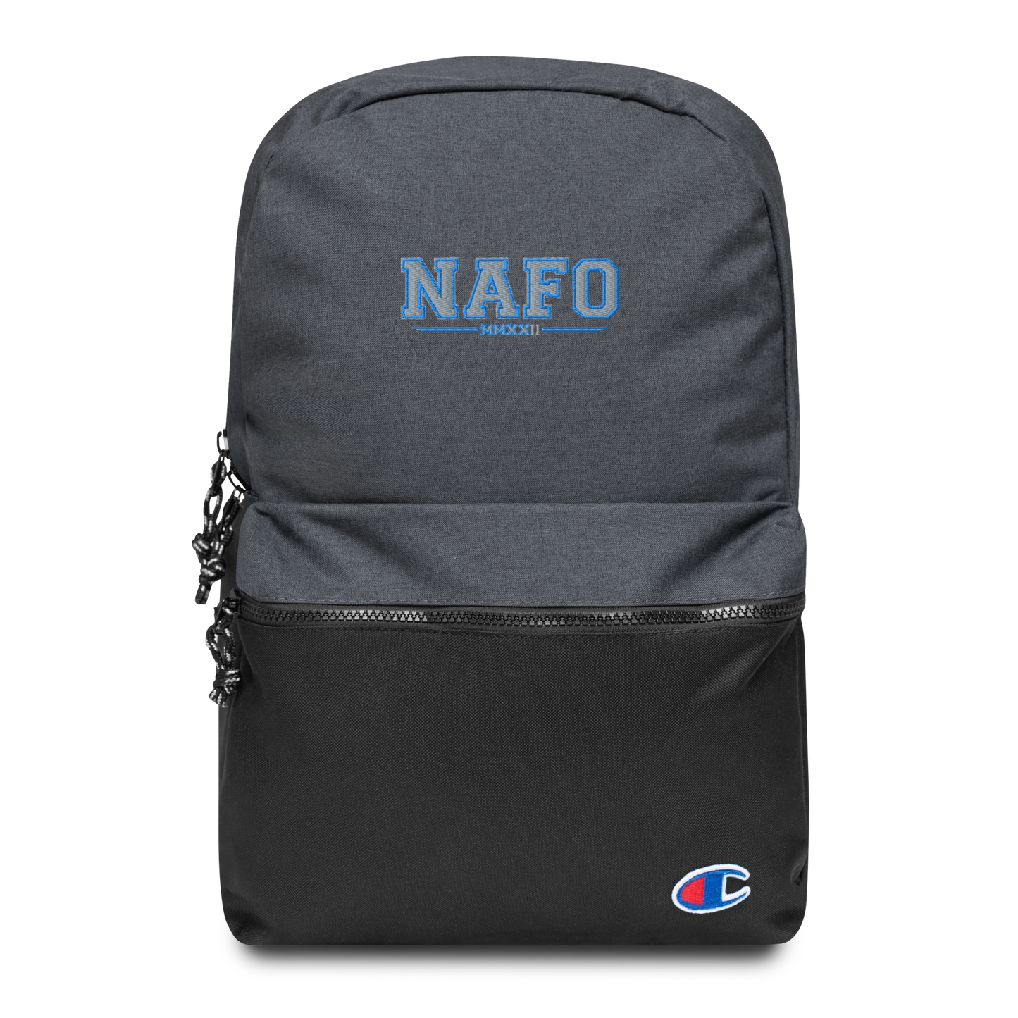 NAFO Collegiate Emblem Embroidered Champion Backpack
