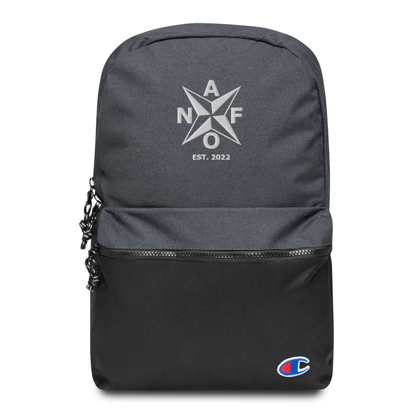 NAFO Est. 2022 Embroidered Champion Backpack