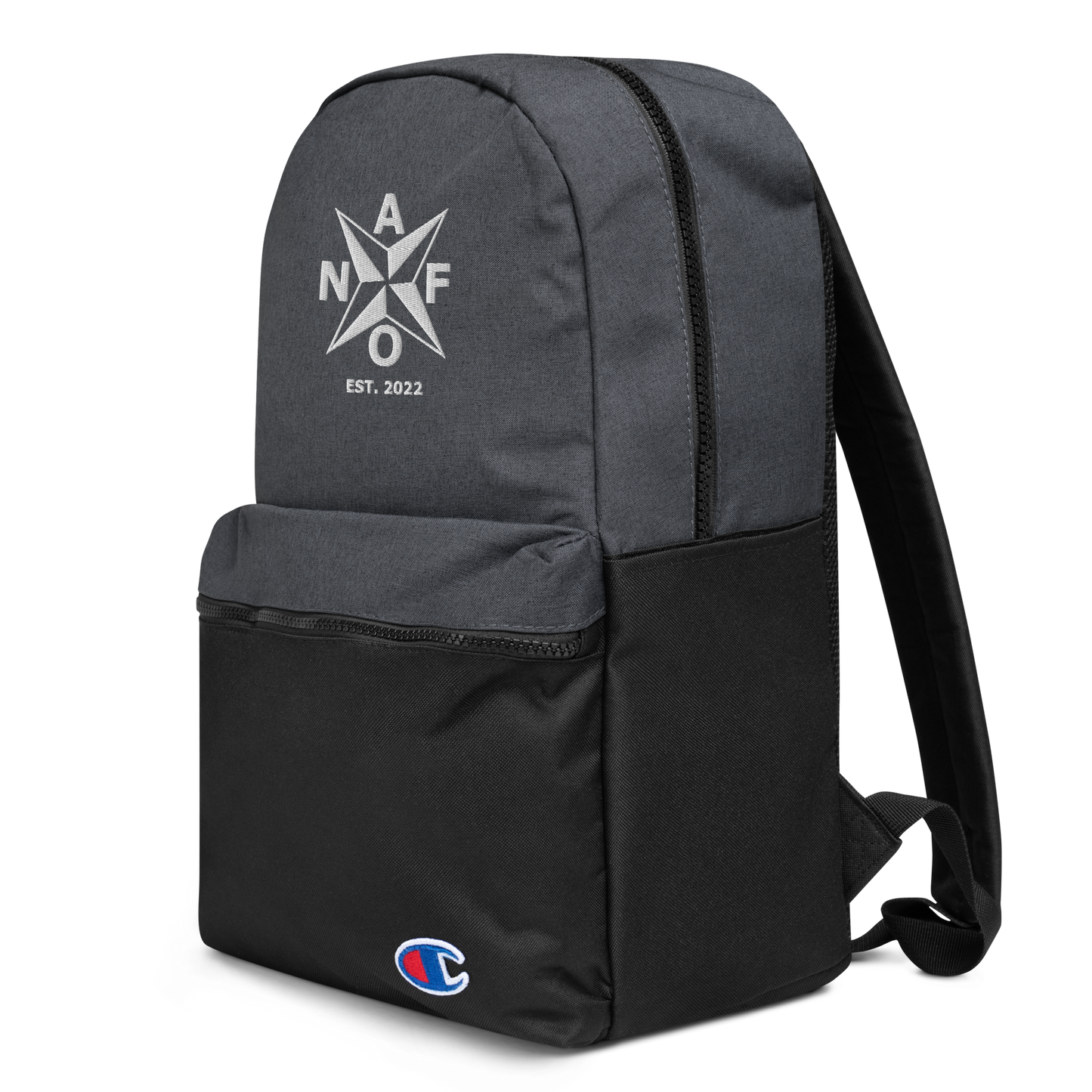 NAFO Est. 2022 Embroidered Champion Backpack