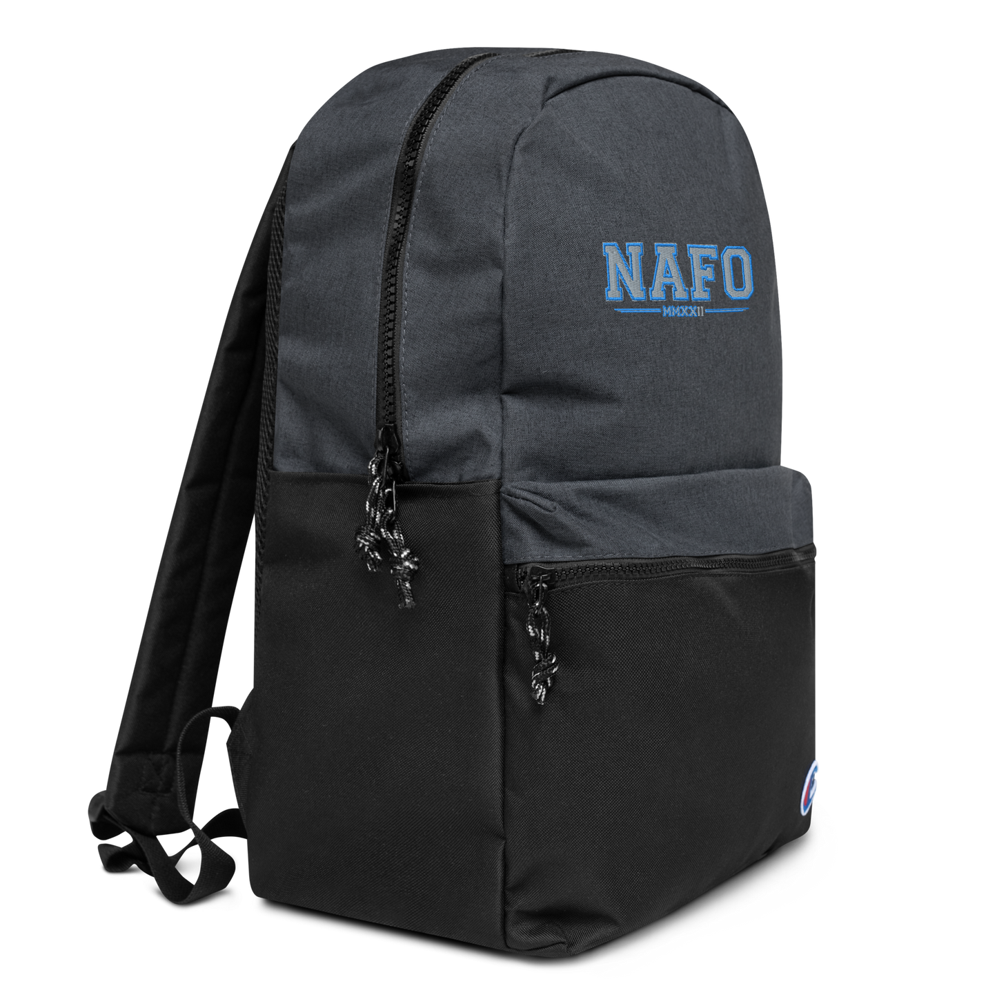 NAFO Collegiate Emblem Embroidered Champion Backpack