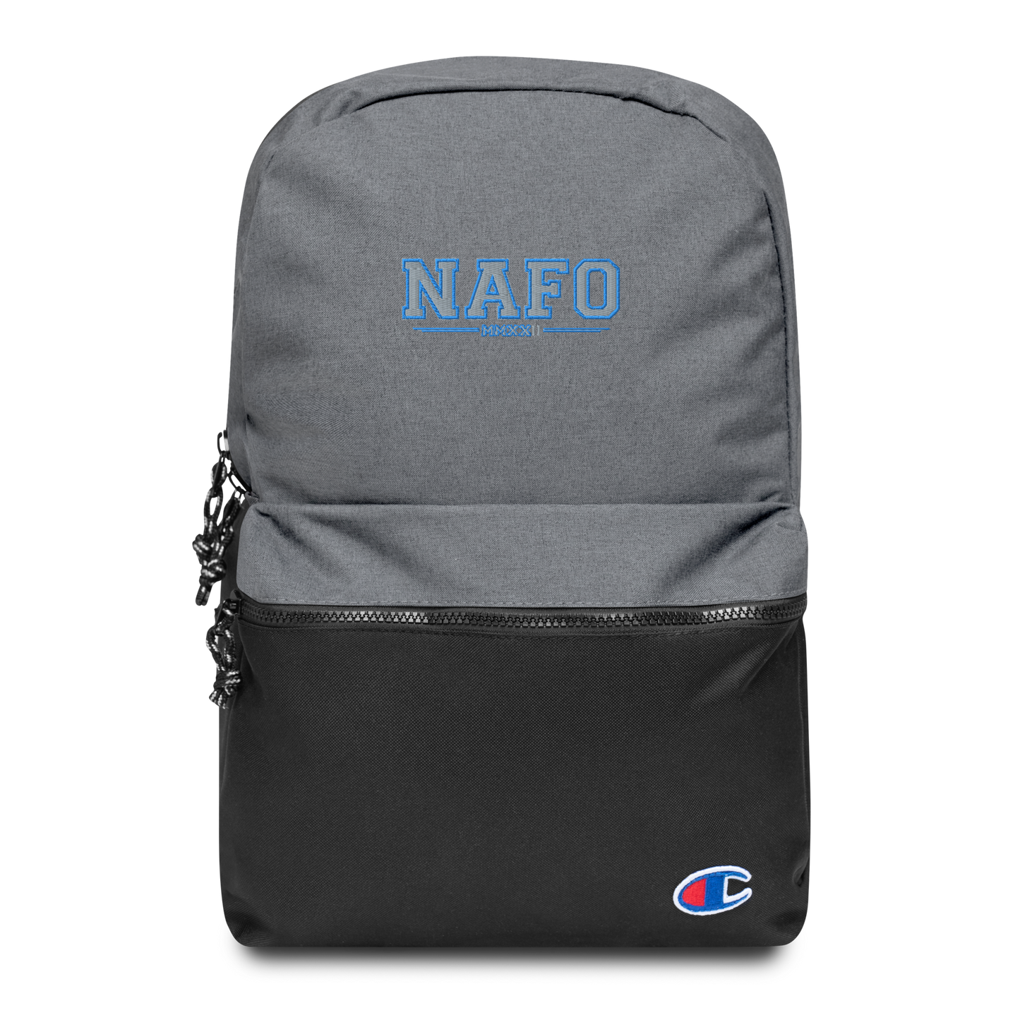 NAFO Collegiate Emblem Embroidered Champion Backpack
