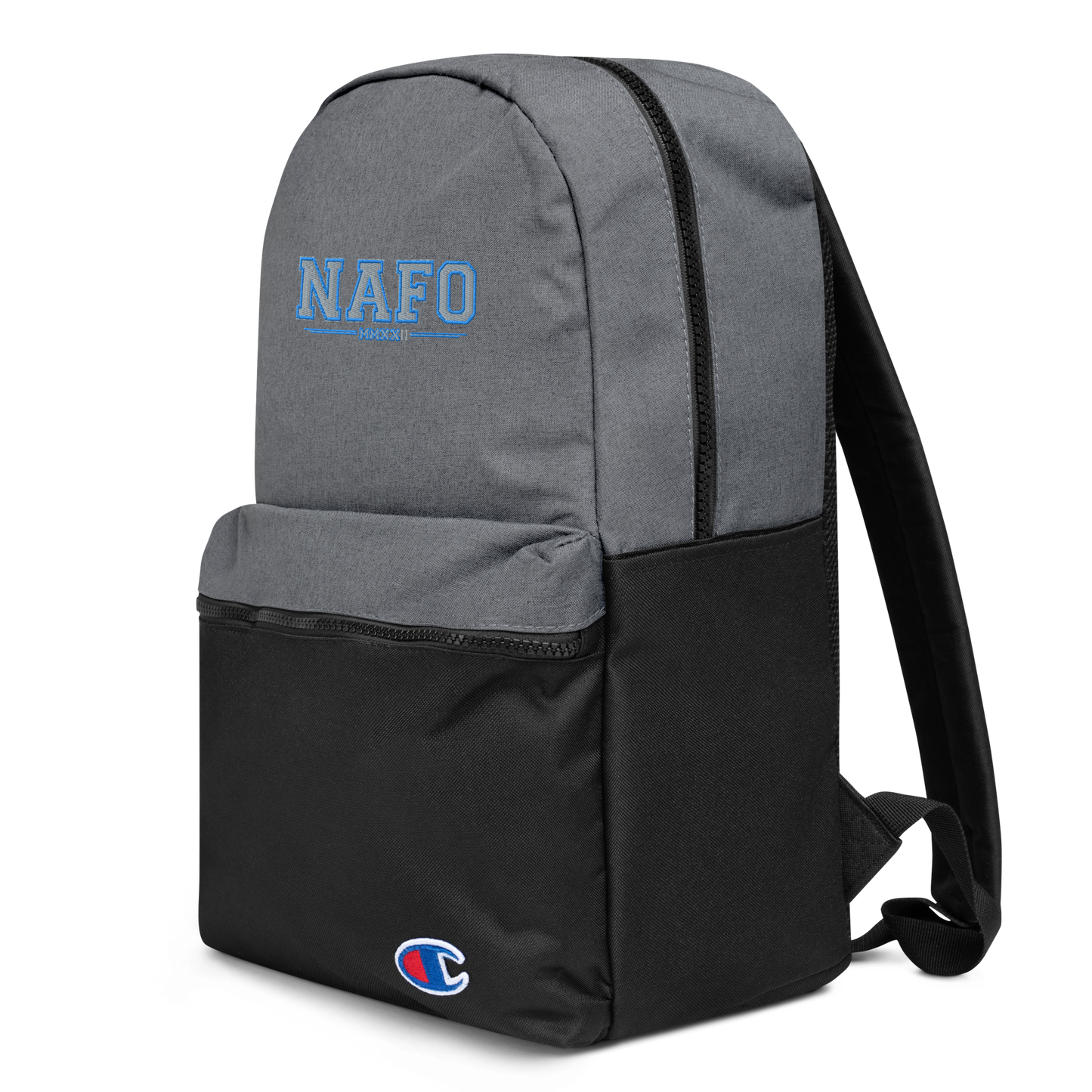 NAFO Collegiate Emblem Embroidered Champion Backpack