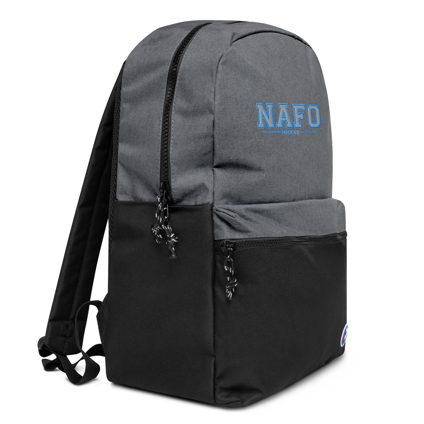 NAFO Collegiate Emblem Embroidered Champion Backpack