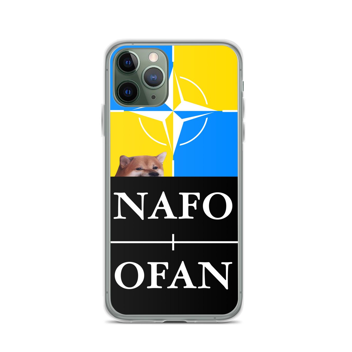 NAFO Blue/Yellow iPhone Case