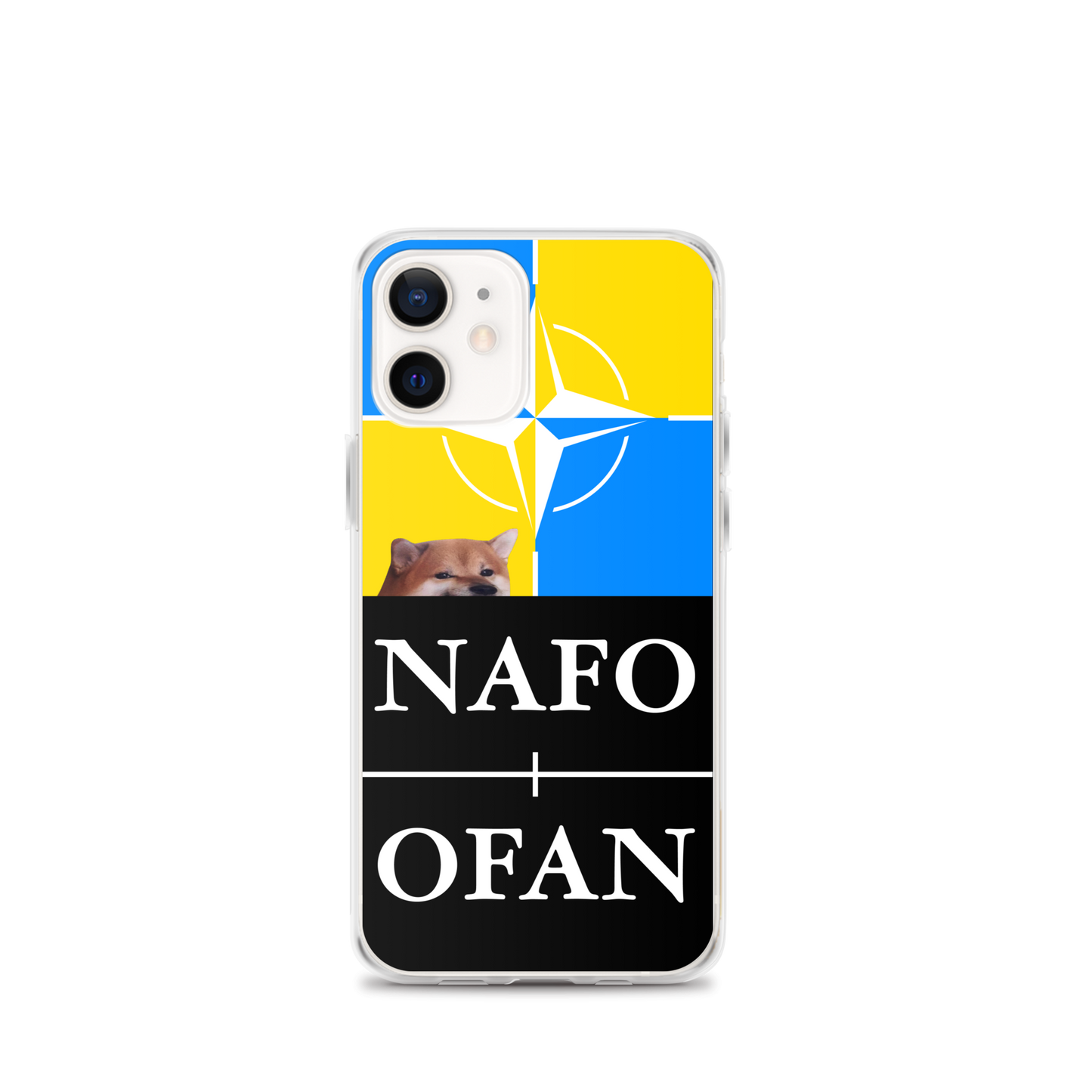 NAFO Blue/Yellow iPhone Case