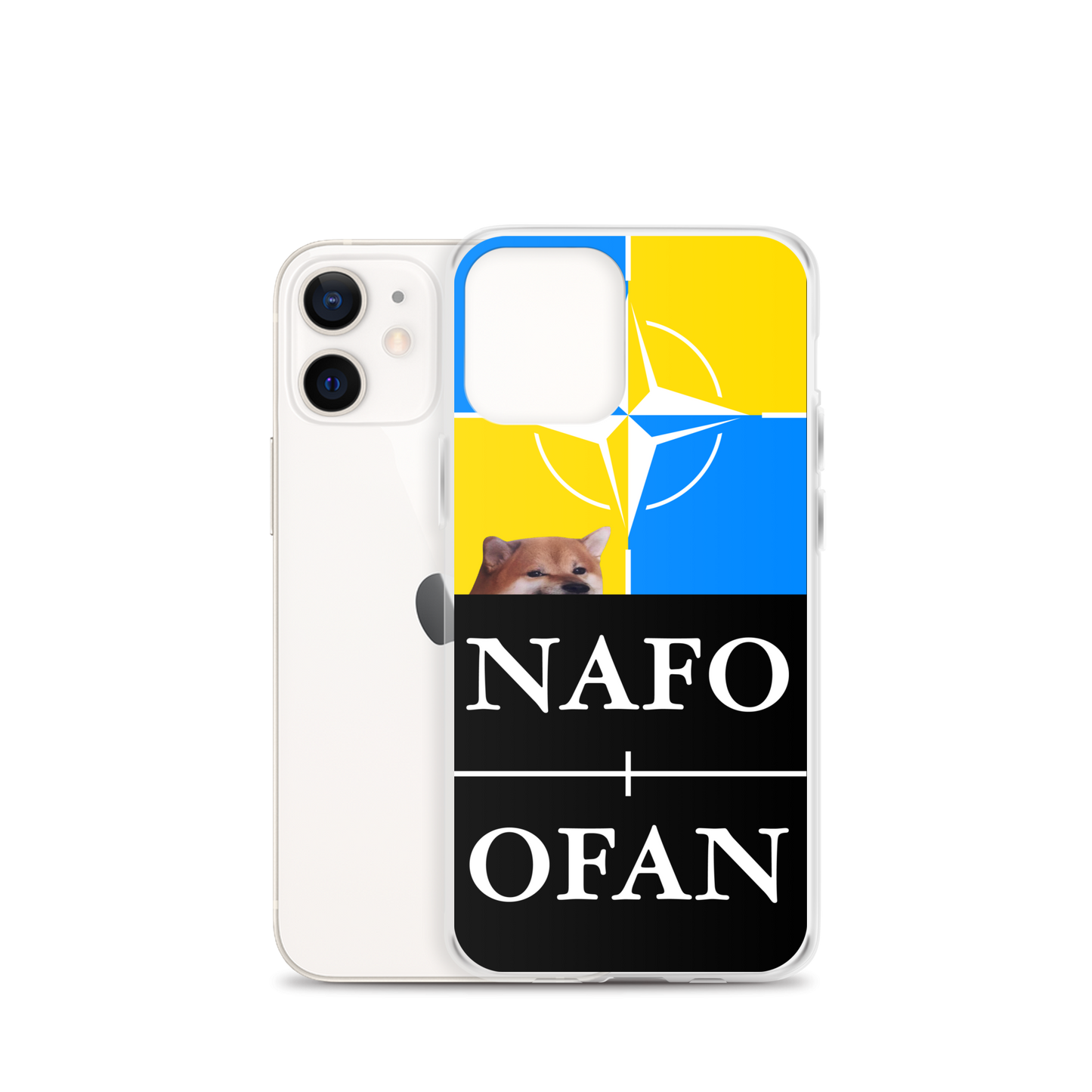 NAFO Blue/Yellow iPhone Case