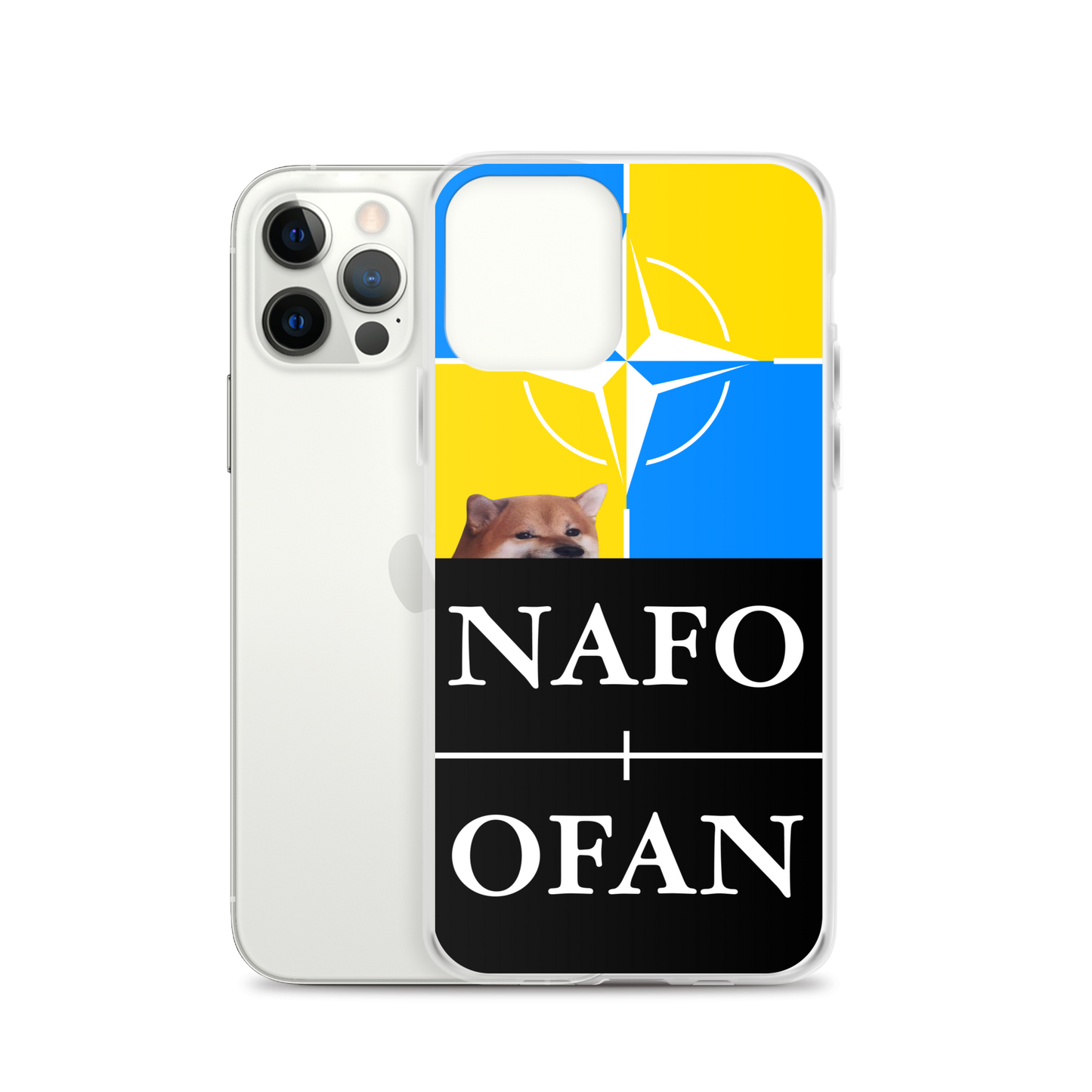 NAFO Blue/Yellow iPhone Case