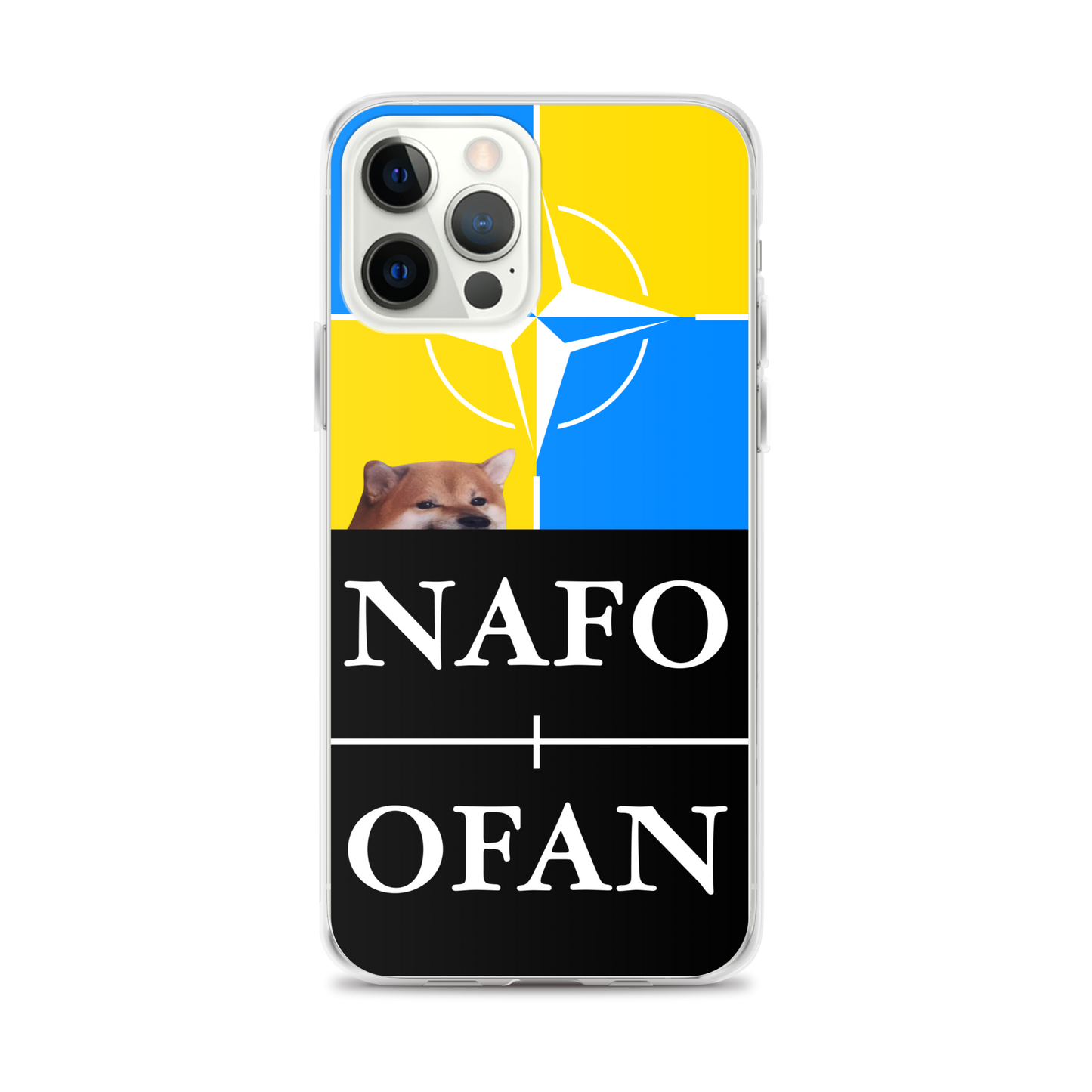 NAFO Blue/Yellow iPhone Case