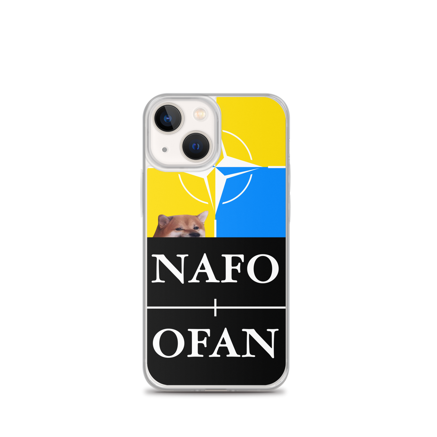 NAFO Blue/Yellow iPhone Case