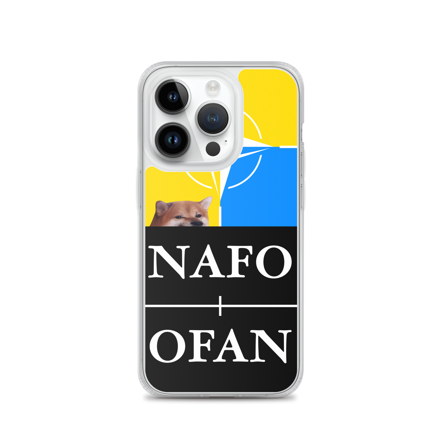 NAFO Blue/Yellow iPhone Case