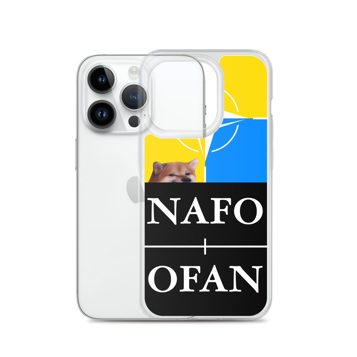 NAFO Blue/Yellow iPhone Case