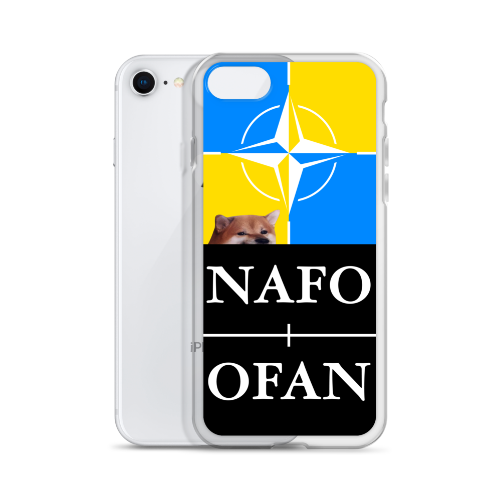 NAFO Blue/Yellow iPhone Case