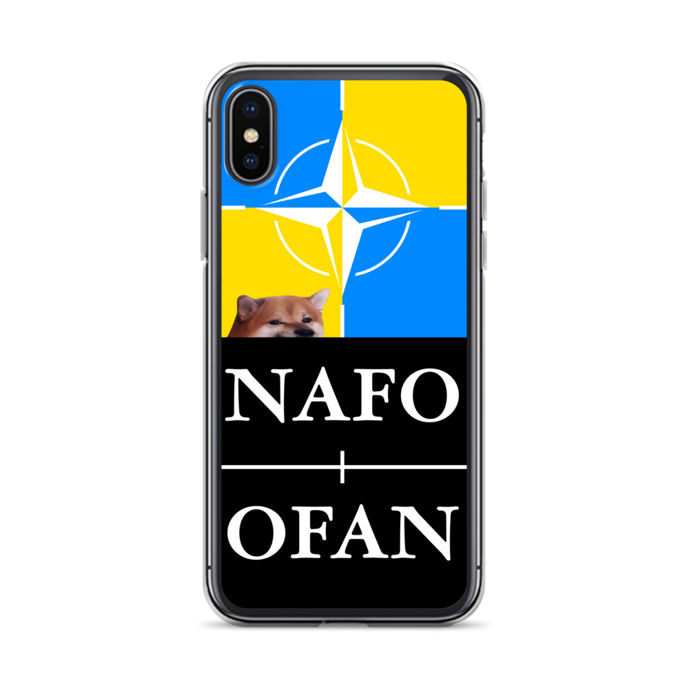 NAFO Blue/Yellow iPhone Case