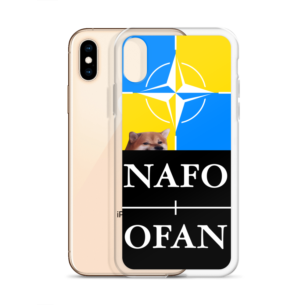 NAFO Blue/Yellow iPhone Case