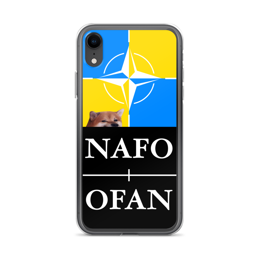 NAFO Blue/Yellow iPhone Case