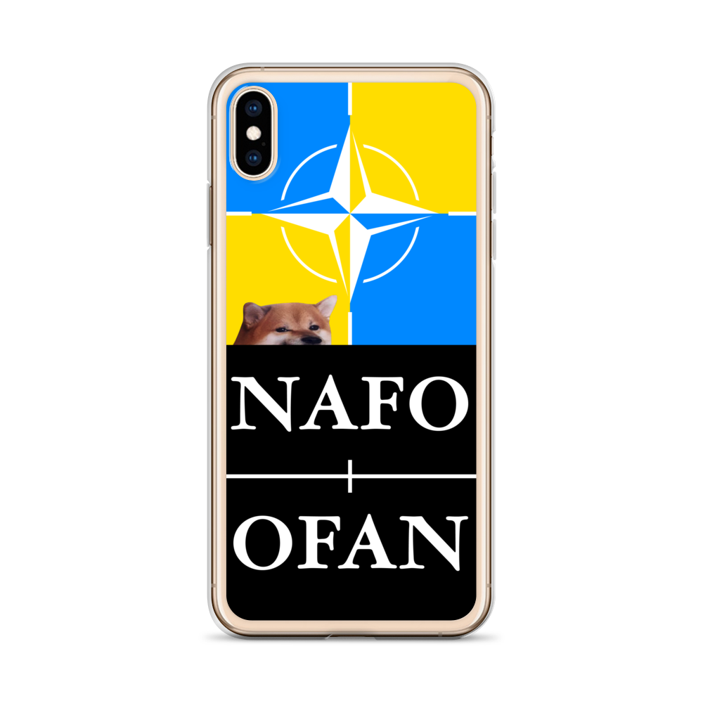 NAFO Blue/Yellow iPhone Case