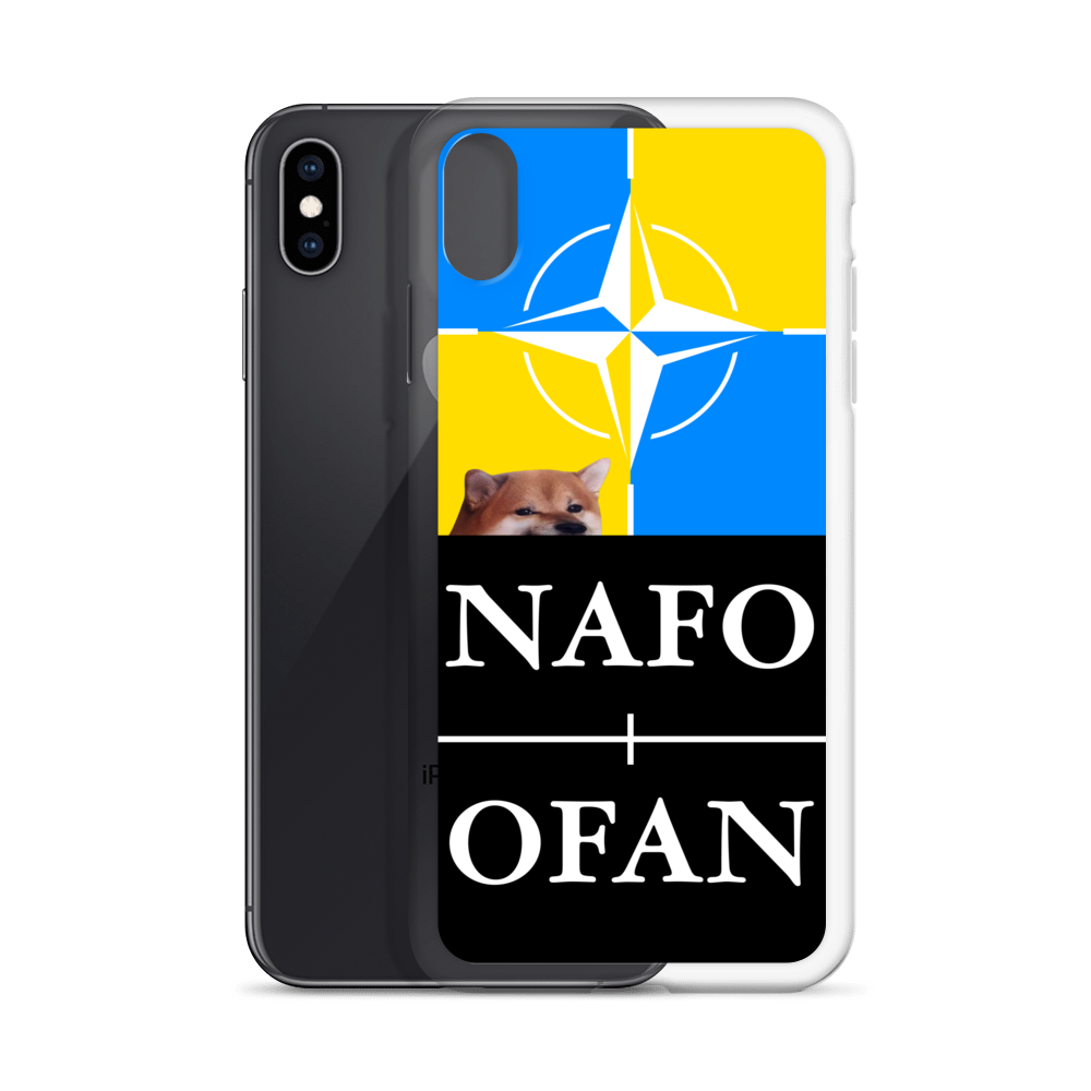 NAFO Blue/Yellow iPhone Case