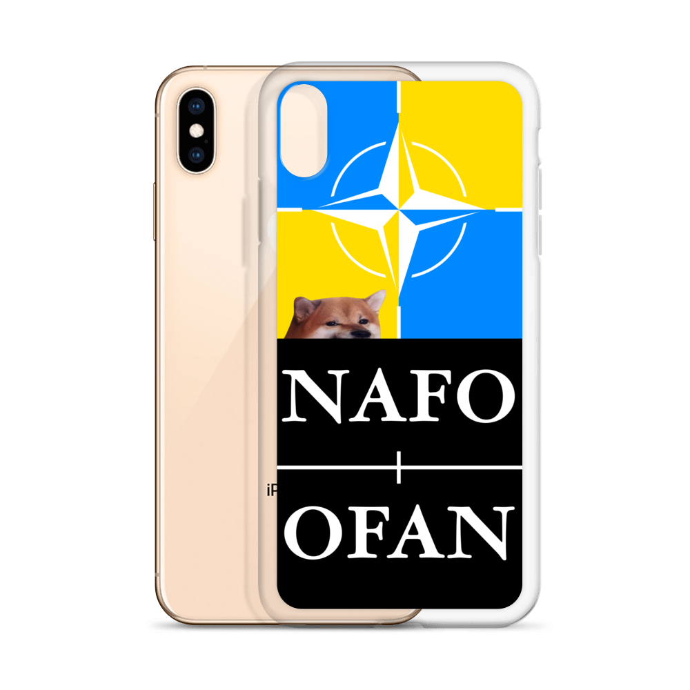 NAFO Blue/Yellow iPhone Case