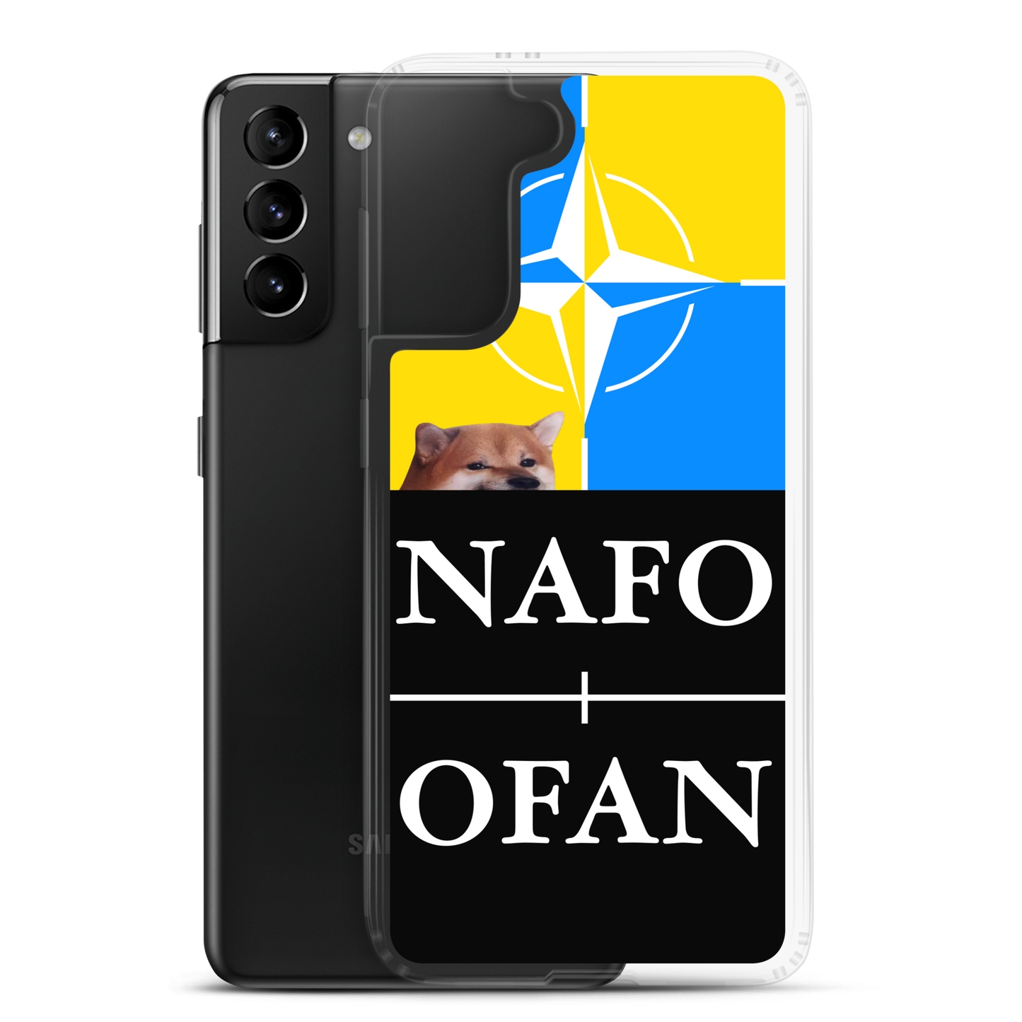 NAFO Blue/Yellow Samsung Case