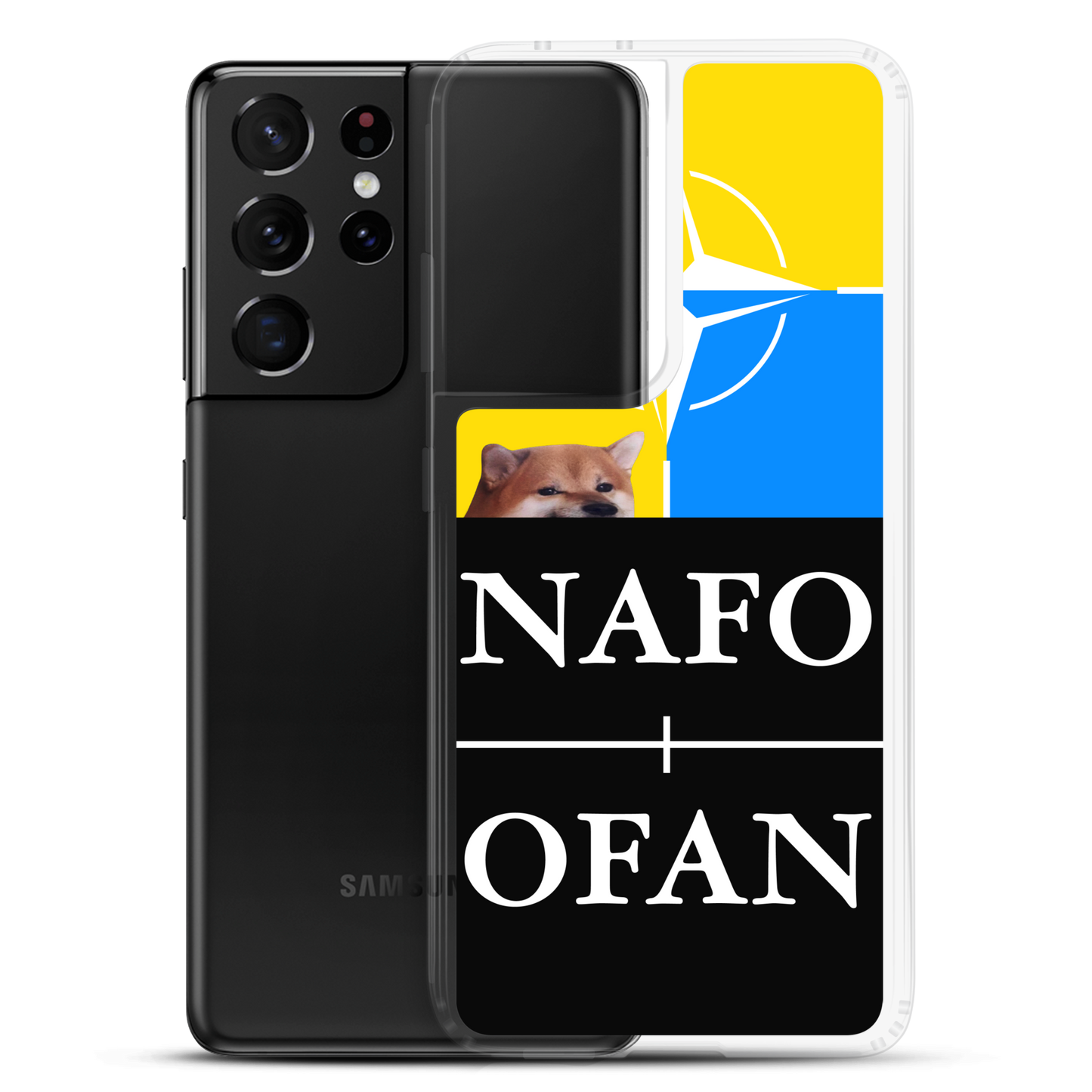 NAFO Blue/Yellow Samsung Case