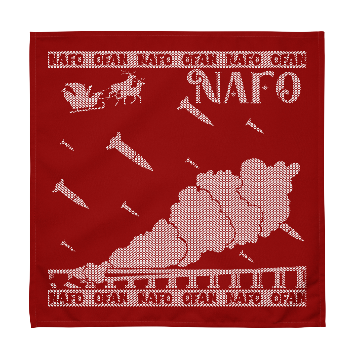 NAFO Holiday Cloth Napkin Set (US ONLY)