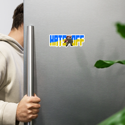 NAFO Hats Off Magnet