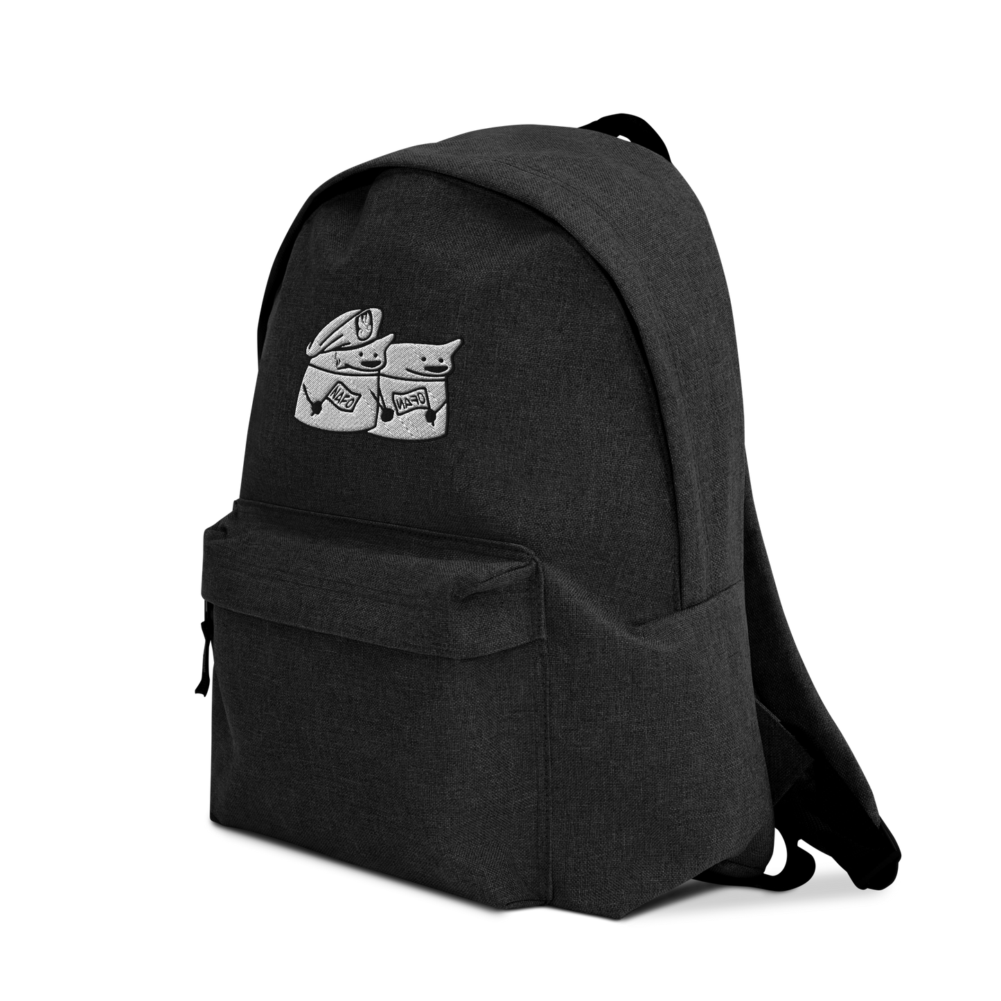 NAFO Embroidered Fella Sock Character Embroidered Backpack