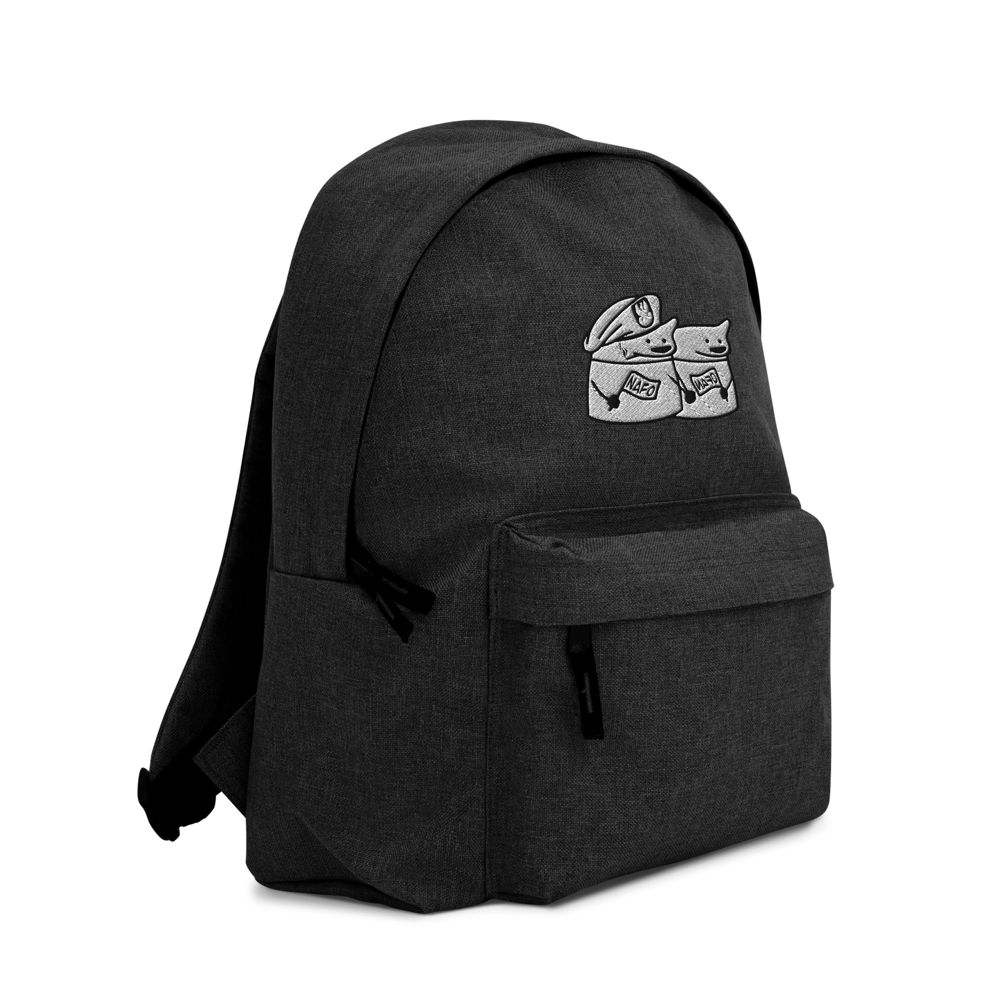 NAFO Embroidered Fella Sock Character Embroidered Backpack