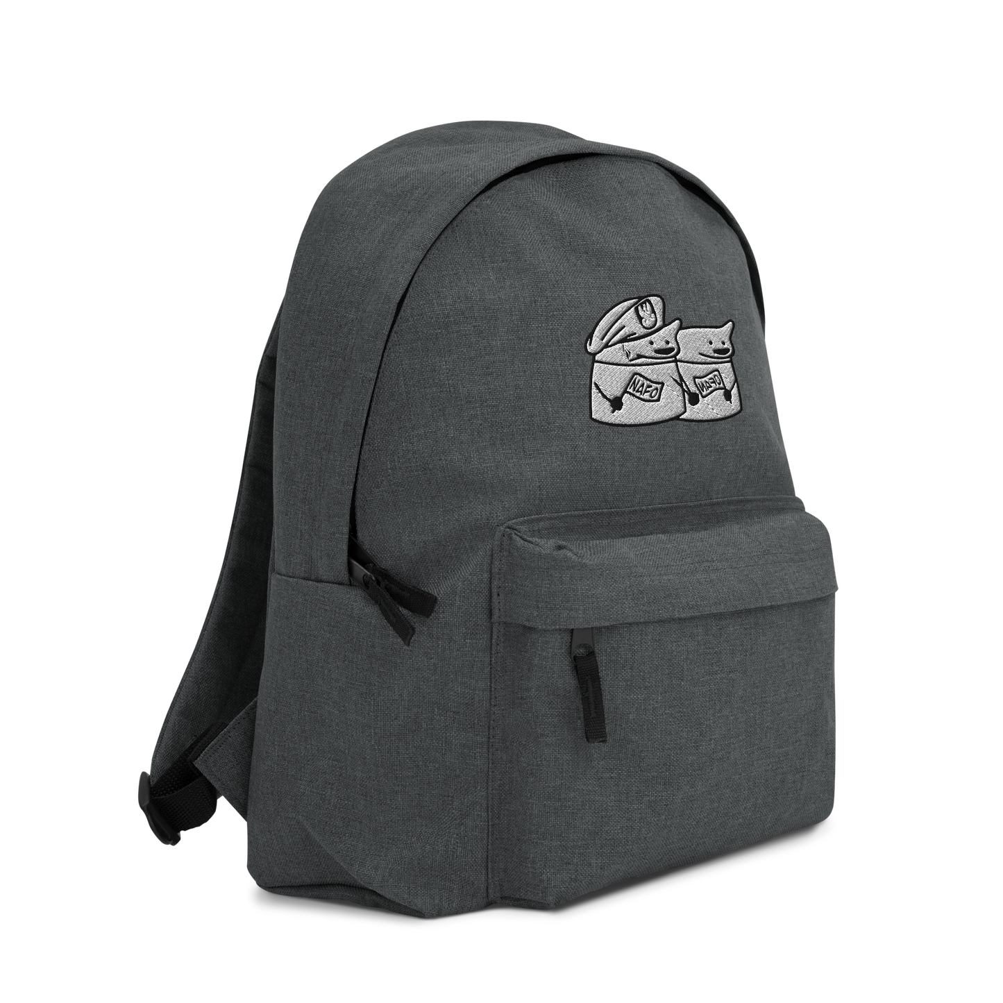 NAFO Embroidered Fella Sock Character Embroidered Backpack