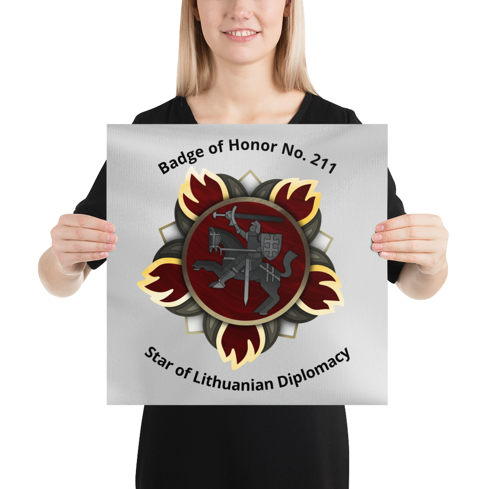 NAFO Star of Diplomacy Recipient Poster