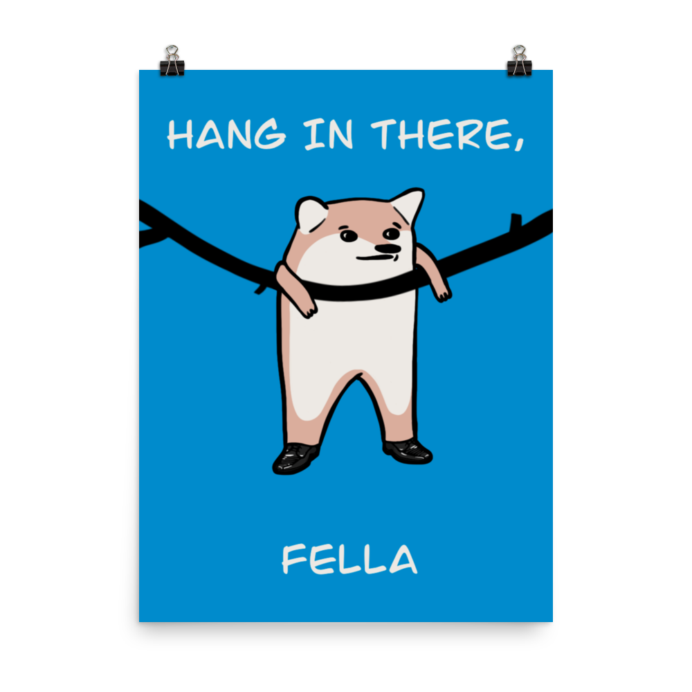 Hang in There Fella Poster