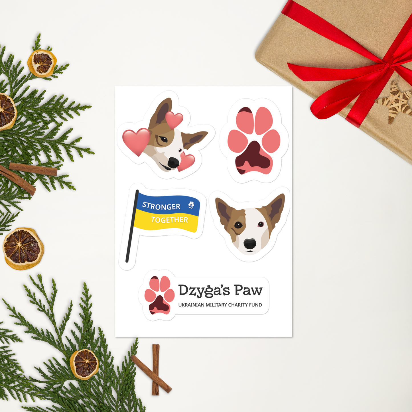 Dzyga's Paw Sticker Sheet #2