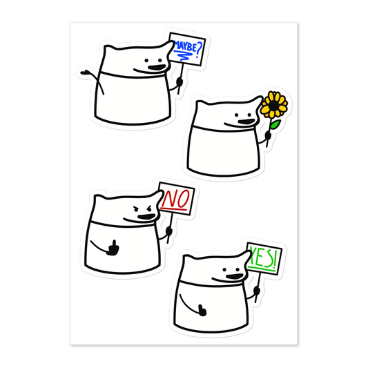 NAFO Fella Sock Character Sticker Sheet #4