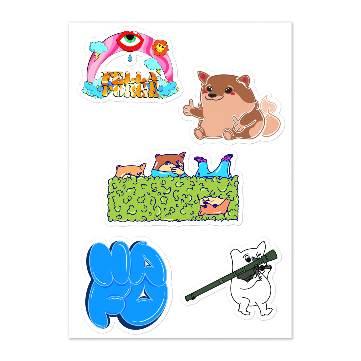 NAFO October Sticker sheet