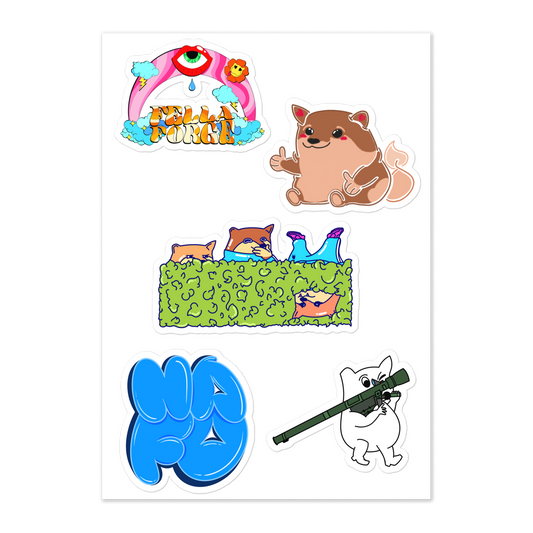 NAFO October Sticker sheet