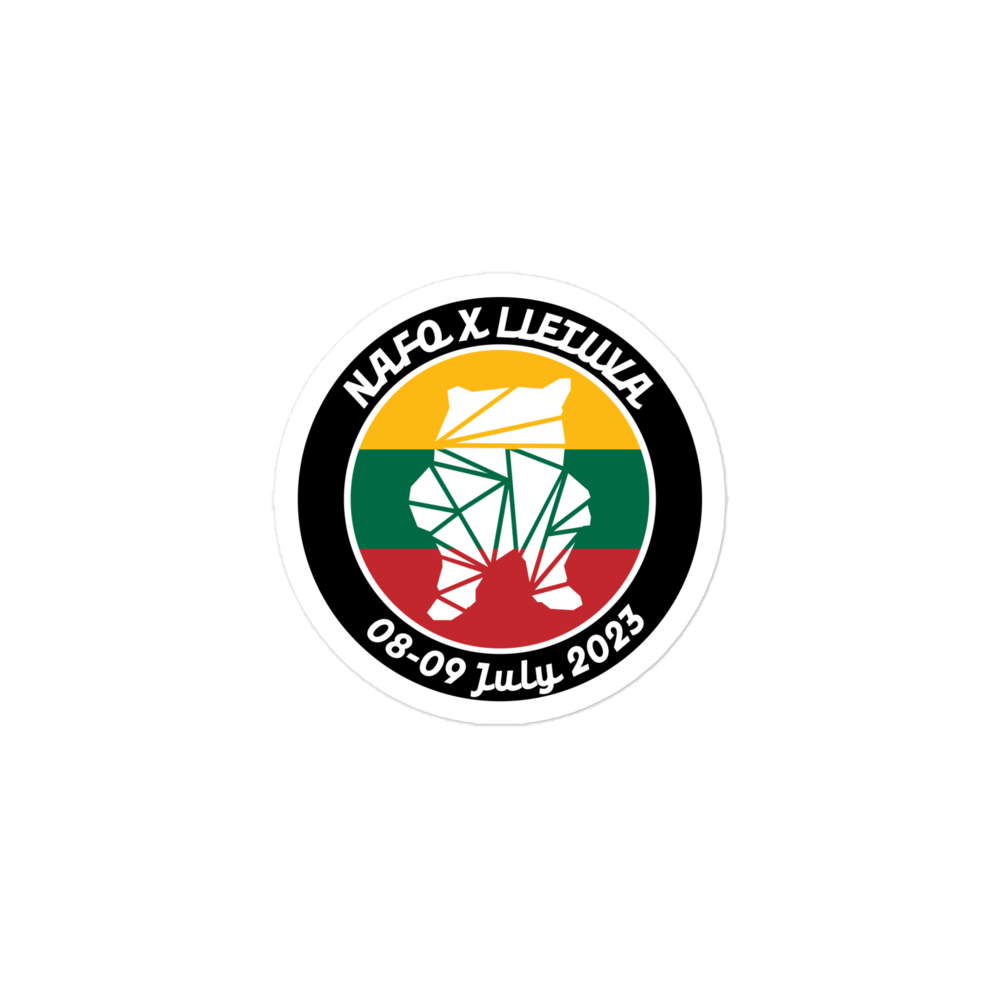 NAFO Vilnius Crest Sticker