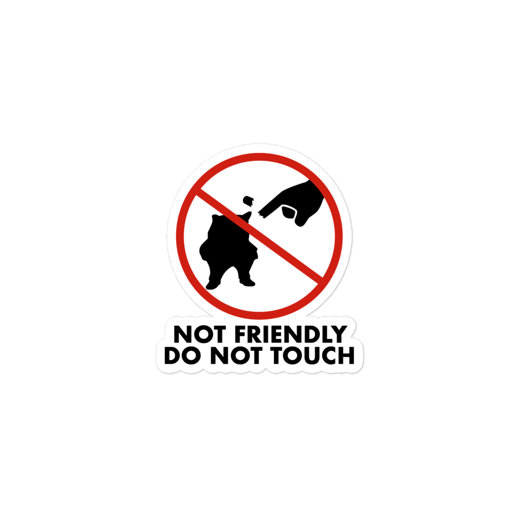 NAFO Do Not Touch Sticker