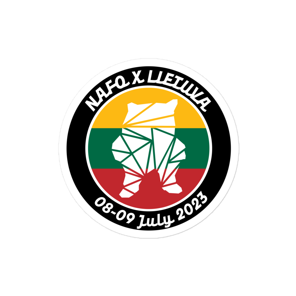 NAFO Vilnius Crest Sticker