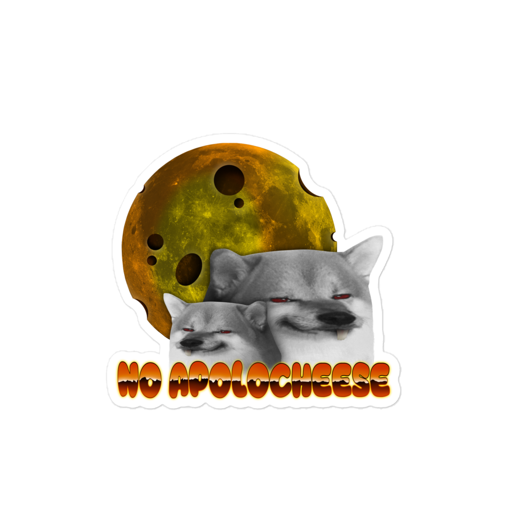 NAFO No Apolocheese Sticker